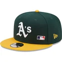 mutzen-flach-grun-snapback-9fifty-team-arch-der-oakland-athletics-mlb-von-new-era