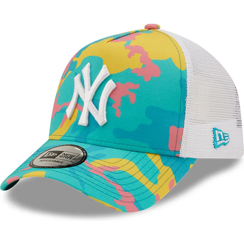 mutzen-gebogen-blau-snapback-a-frame-camo-pack-der-new-york-yankees-mlb-von-new-era