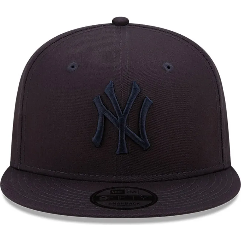 mutzen-flach-marineblau-snapback-9fifty-league-essential-der-new-york-yankees-mlb-von-new-era