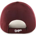 47-brand-los-angeles-dodgers-mlb-verstellbare-mvp-kappe-mit-gebogenem-schirm-in-granatrot