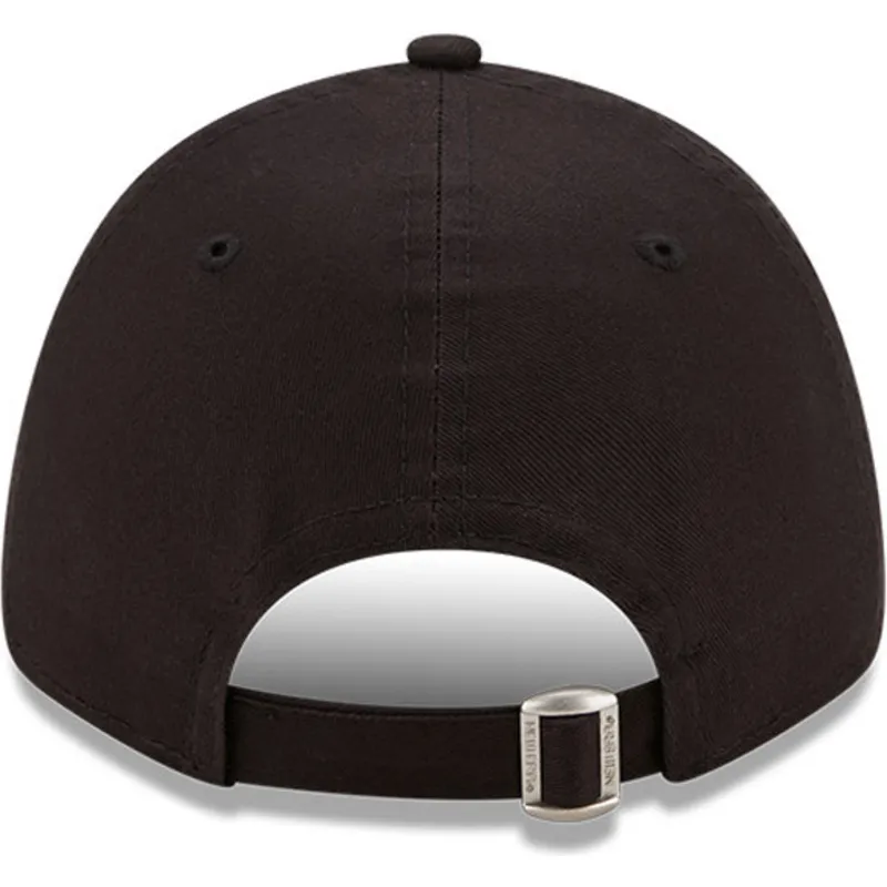 schwarze-verstellbare-kappe-mit-gebogenem-schirm-und-orangefarbenem-logo-9forty-neon-pack-der-new-york-yankees-mlb-von-new-era