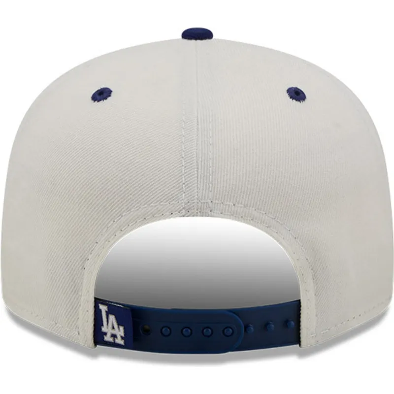 mutzen-flach-grau-snapback-9fifty-white-crown-der-los-angeles-dodgers-mlb-von-new-era