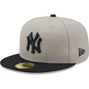 mutzen-flach-grau-angepasst-59fifty-parche-lateral-der-new-york-yankees-mlb-von-new-era