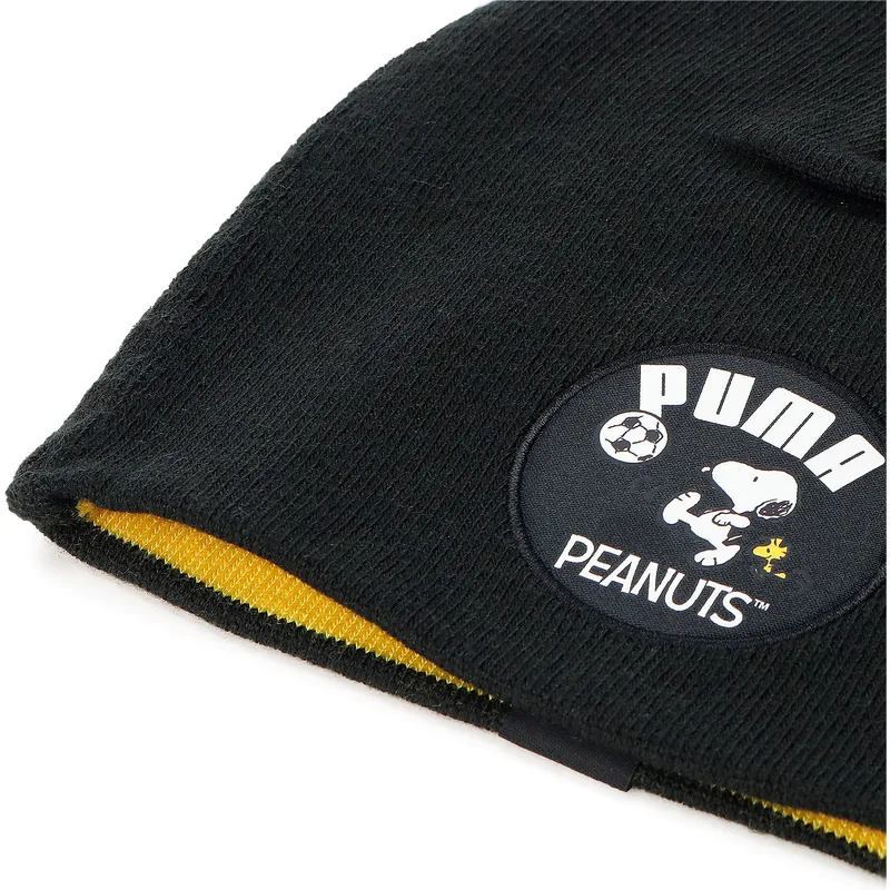 mutzen-schwarz-fur-kinder-classic-cuffless-der-snoopy-peanuts-von-puma mutzen-schwarz-fur-kinder-classic-cuffless-der-snoopy-peanuts-von-puma