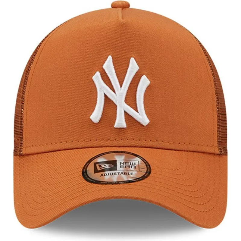 mutzen-gebogen-braun-snapback-a-frame-tonal-mesh-der-new-york-yankees-mlb-von-new-era mutzen-gebogen-braun-snapback-a-frame-tonal-mesh-der-new-york-yankees-mlb-von-new-era
