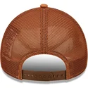 braune-trucker-kappe-a-frame-tonal-mesh-der-new-york-yankees-mlb-von-new-era