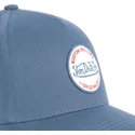 blaue-gebogene-snapback-kappe-kustom-kulture-col-ant-von-von-dutch