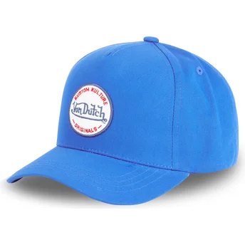 Von Dutch Curved Brim Kustom Kulture COL RBLU Blue Snapback Cap