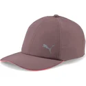 puma-essentials-running-verstellbare-violette-kappe-mit-gebogenem-schirm