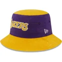 eimer-violett-tapered-washed-pack-der-los-angeles-lakers-nba-von-new-era
