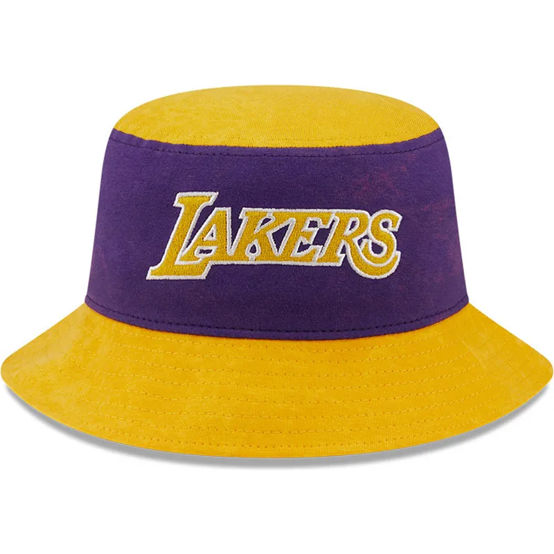 eimer-violett-tapered-washed-pack-der-los-angeles-lakers-nba-von-new-era
