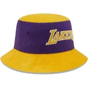 eimer-violett-tapered-washed-pack-der-los-angeles-lakers-nba-von-new-era