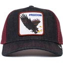 marineblaue-und-rote-trucker-kappe-adler-the-freedom-eagle-the-farm-von-goorin-bros