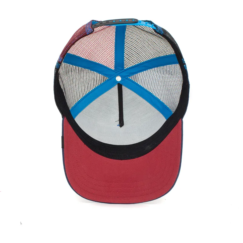 mutzen-gebogen-blau-snapback-pez-luchador-der-siam-fighter-yes-siam-the-farm-the-farm-von-goorin-bros