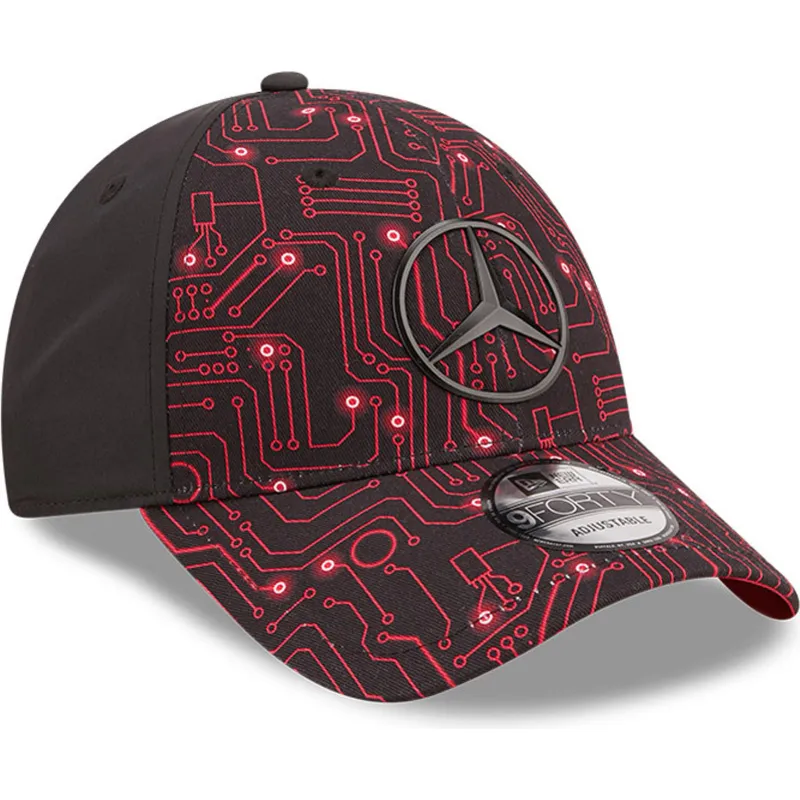 mutzen-gebogen-rot-verstellbares-band-9forty-esports-grand-prix-der-mercedes-formula-1-von-new-era
