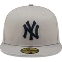 mutzen-flach-grau-angepasst-59fifty-parche-lateral-world-series-der-new-york-yankees-mlb-von-new-era