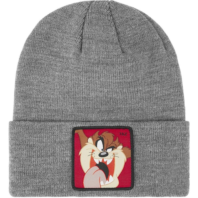 capslab-tasmanian-devil-bon-taz2-looney-tunes-grey-beanie