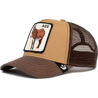 Goorin Bros. Donkey The Ass The Farm Brown Trucker Hat