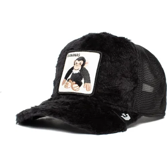mutzen-gebogen-schwarz-snapback-fur-kinder-de-borreguillo-mono-der-peluche-bananas-little-nanner-the-farm-the-farm-von-goorin-br