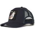 marineblaue-trucker-kappe-fur-jungen-wolf-lone-wolf-little-howler-the-farm-von-goorin-bros