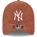mutzen-gebogen-braun-angepasst-39thirty-cord-der-new-york-yankees-mlb-von-new-era