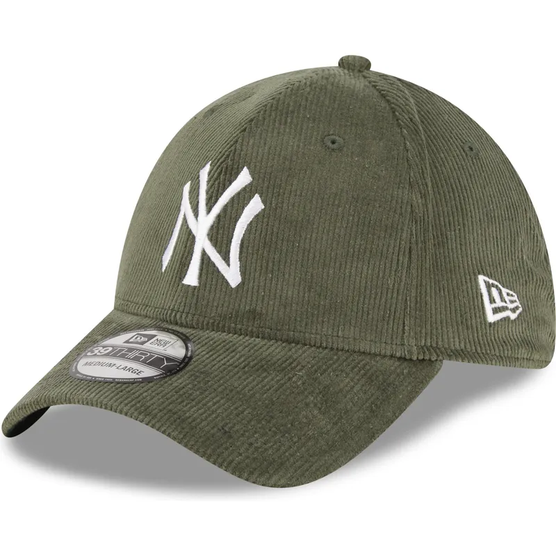mutzen-gebogen-grun-angepasst-39thirty-cord-der-new-york-yankees-mlb-von-new-era