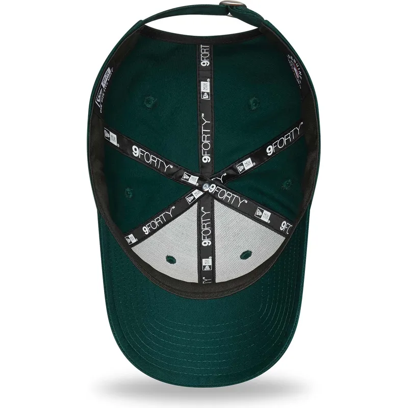 mutzen-gebogen-grun-verstellbares-band-9forty-seasonal-infill-der-los-angeles-dodgers-mlb-von-new-era