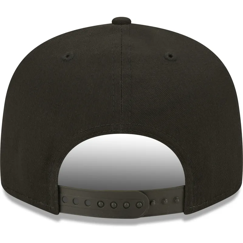 mutzen-flach-schwarz-snapback-9fifty-league-essential-der-los-angeles-dodgers-mlb-von-new-era