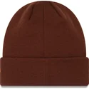 braune-mutze-mit-braunem-logo-league-essential-cuff-der-new-york-yankees-mlb-von-new-era