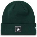 dunkelgrune-team-cuff-mutze-der-los-angeles-dodgers-mlb-von-new-era