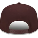 new-era-flat-brim-9fifty-ny-apple-new-york-yankees-mlb-maroon-and-yellow-snapback-cap