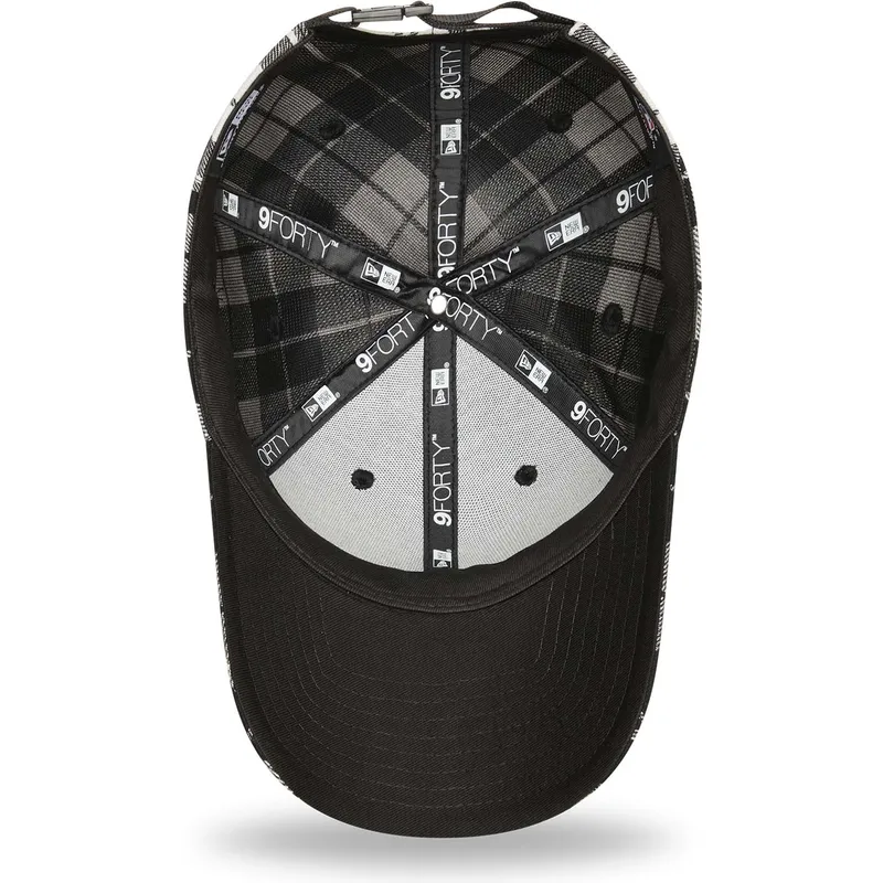 mutzen-gebogen-schwarz-verstellbares-band-9forty-plaid-der-new-york-yankees-mlb-von-new-era