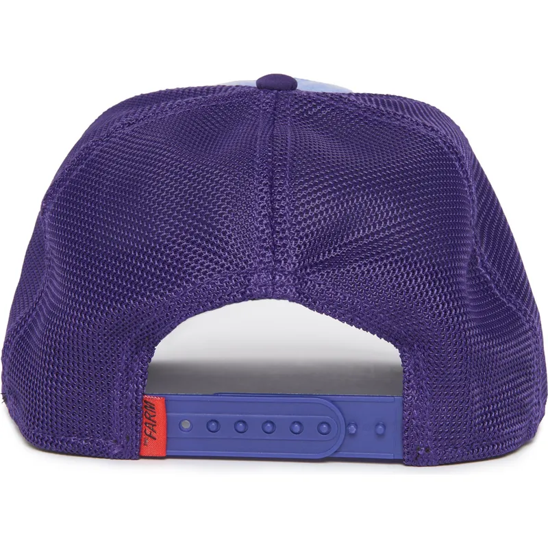 mutzen-gebogen-blau-snapback-pez-luchador-der-siam-fighter-blue-light-metallic-the-farm-the-farm-von-goorin-bros