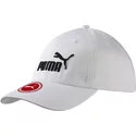 puma-curved-brim-essentials-white-adjustable-cap