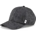 puma-damen-ponytail-verstellbare-schwarze-und-graue-kappe-mit-gebogenem-schirm