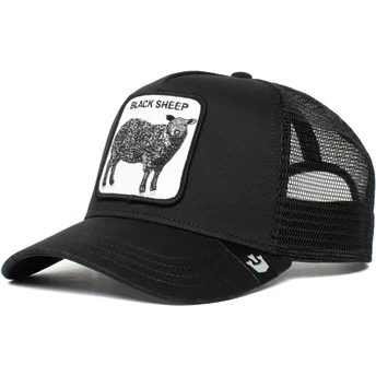 Schwarze Trucker-Kappe Schaf Naughty Lamb von Goorin Bros.