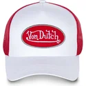 trucker-cap-weiss-und-rot-bmwhred2-von-von-dutch