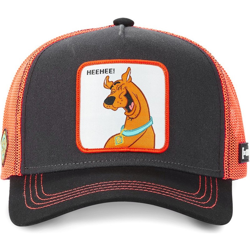 capslab-scooby-doo-heehee-hee-black-and-orange-trucker-hat