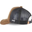 capslab-wile-e-coyote-fur1-coy1-looney-tunes-brown-shearling-trucker-hat