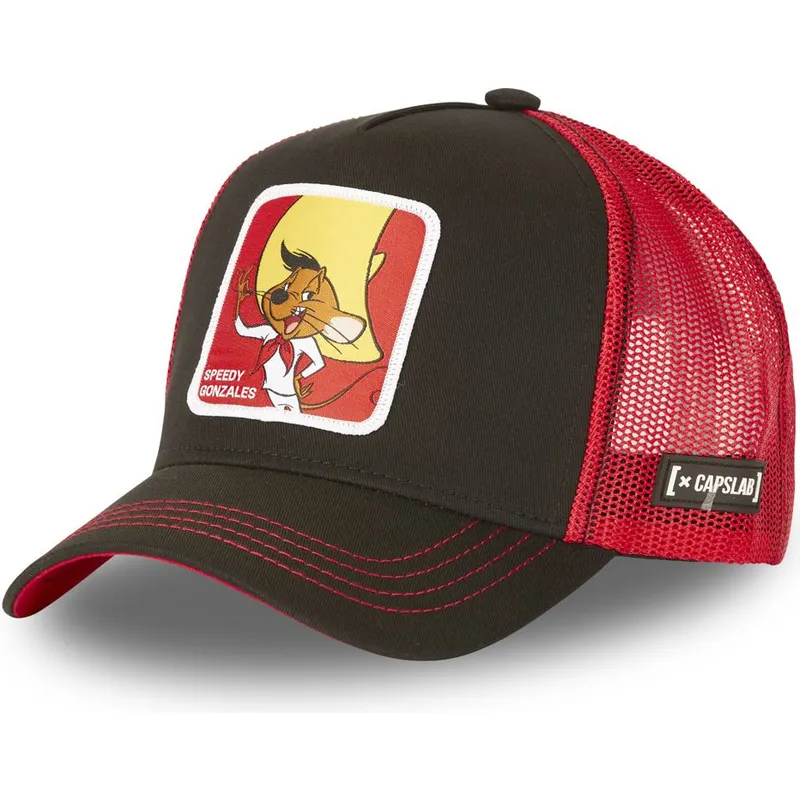 mutzen-gebogen-schwarz-snapback-speedy-gonzales-looney-tunes-von-capslab