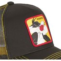 capslab-sylvester-sy1-looney-tunes-black-trucker-hat