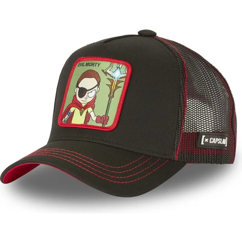 mutzen-gebogen-schwarz-snapback-morty-smith-rick-und-morty-von-capslab