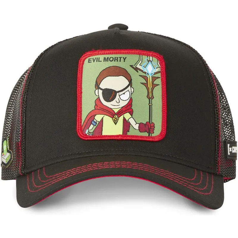 mutzen-gebogen-schwarz-snapback-morty-smith-rick-und-morty-von-capslab