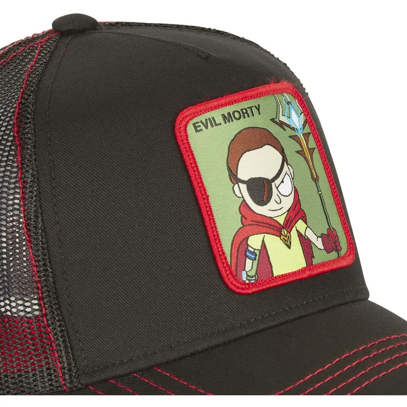 mutzen-gebogen-schwarz-snapback-morty-smith-rick-und-morty-von-capslab