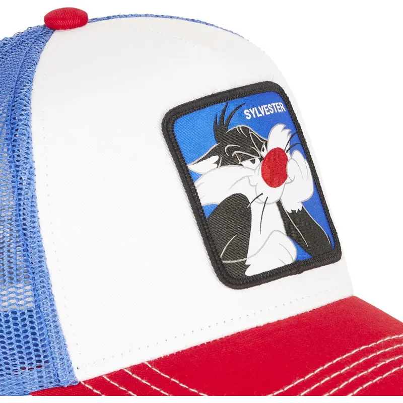 mutzen-gebogen-weiss-snapback-silvester-looney-tunes-von-capslab