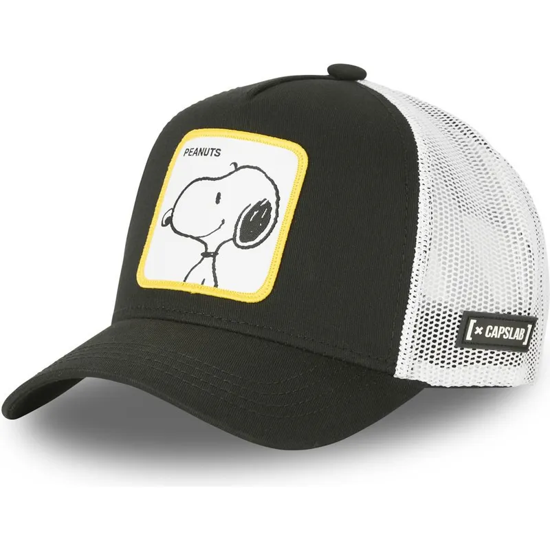 mutzen-gebogen-schwarz-snapback-snoopy-erdnusse-von-capslab
