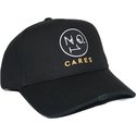 the-no1-face-curved-brim-no1-cares-distressed-black-gold-logo-black-adjustable-cap