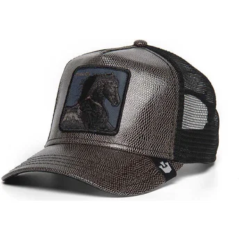 Trucker-Cap schwarz Pferd Black Horse von Goorin Bros.