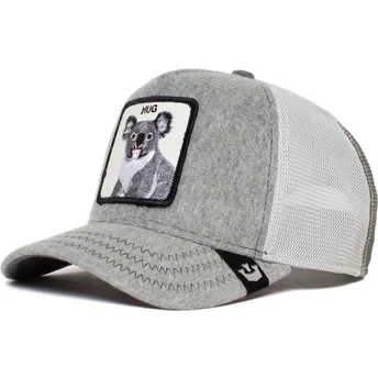 goorin-bros-trucker-cap-grau-koala-hug-mr-nice-guy-the-farm