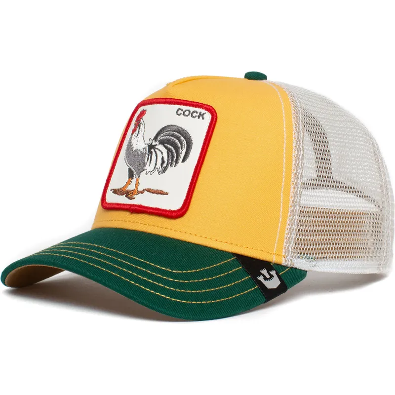 trucker-cap-gelb-weiss-und-grun-hahn-the-cock-the-farm-von-goorin-bros